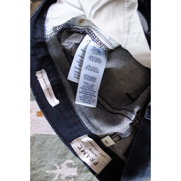 Frame Le Skinny de Jeanna Crop Lauretta Wash size 28 6 - Picture 10 of 10